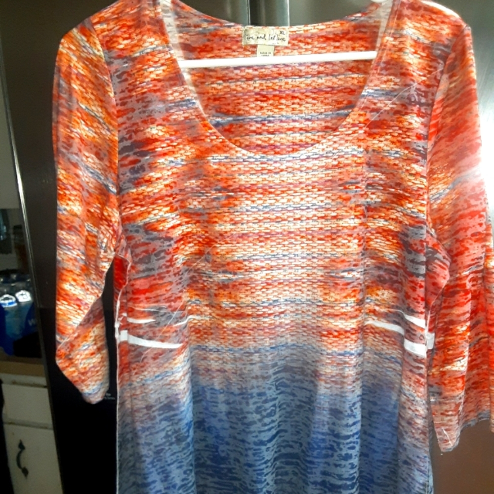 Live & Let live Multicolored  Tunic